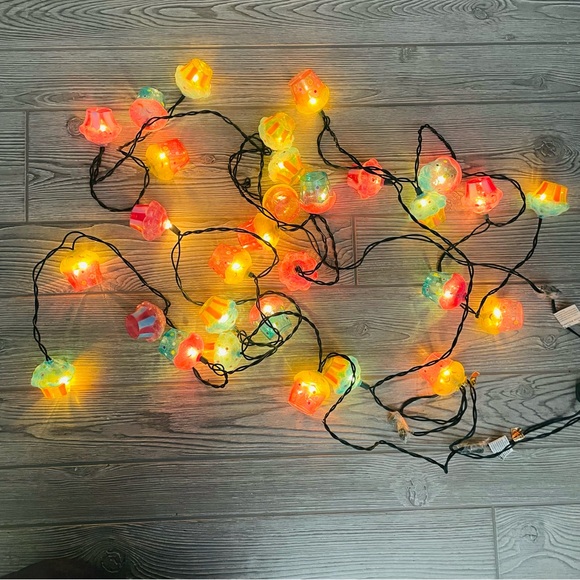 30 plastic cup cake string lights colorful cupcake strand light party decoration - Picture 3 of 14
